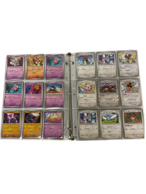 Lot of Pokemon Cards Scarlet Violet Paldea Evolved Binder